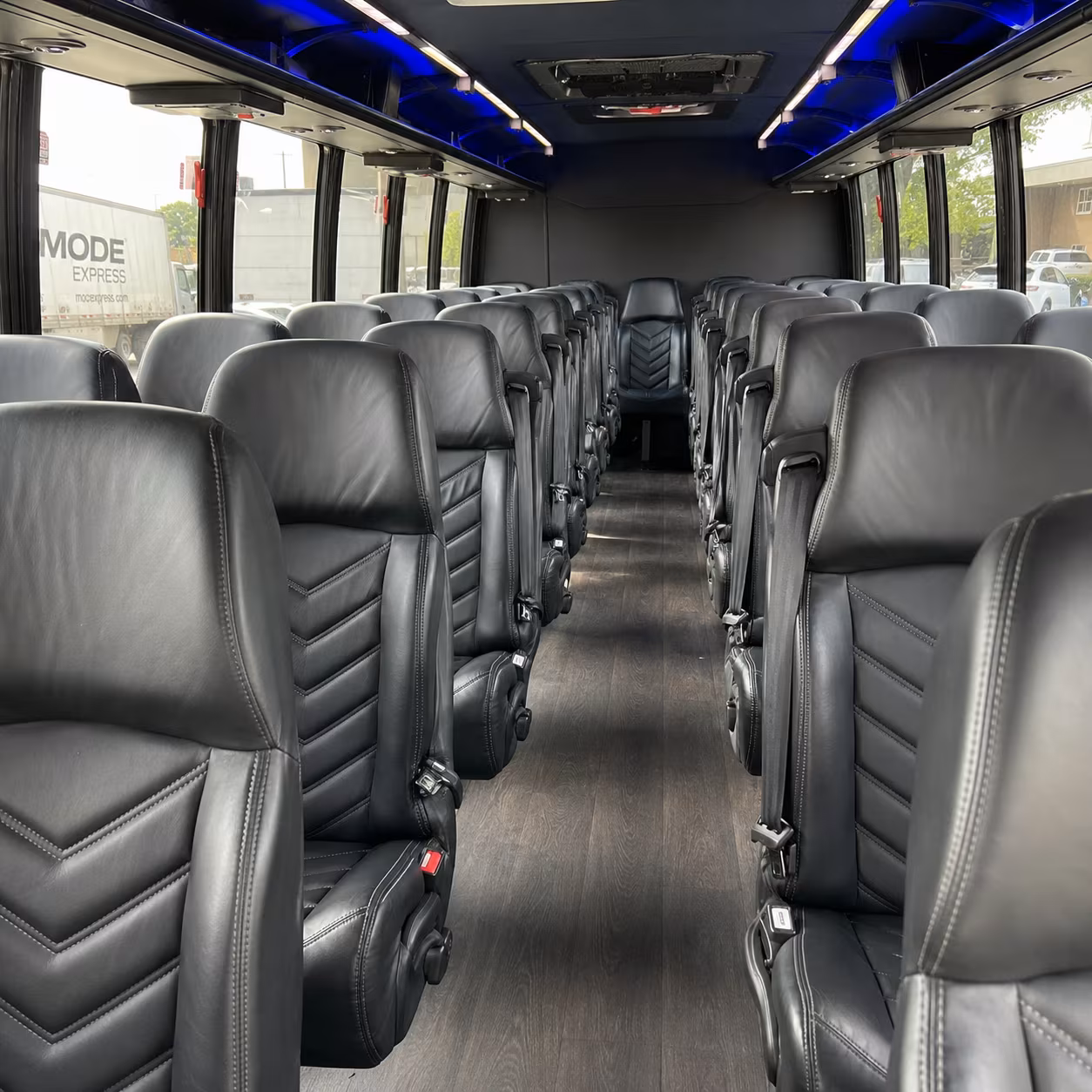 fort collins wedding transportation onboard seating